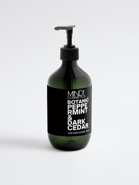 Botanic - Hand & Body Wash, PEPPERMINT & DARK CEDAR